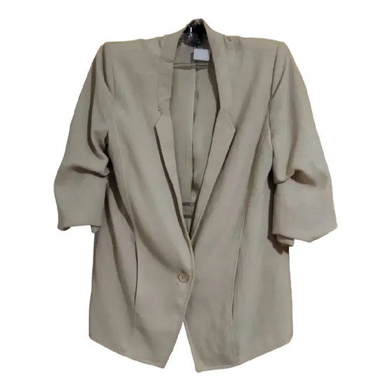 Blazer Chaqueta   Beige Nuevo Talla M 