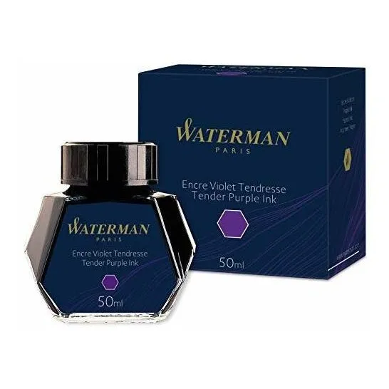 Waterman Pluma Tinta, Tender Púrpura, Botella De 50ml