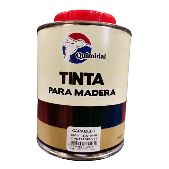 Tinta Para Madera Caramelo Quimidal 1 Litro