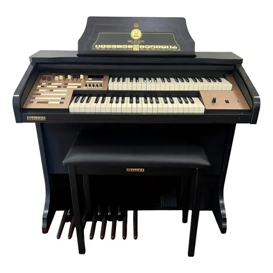 Órgão Eletrônico 127/220v Tokai Md-10 Evo Preto Brilhante 127/220v (bivolt)