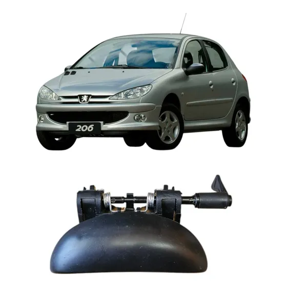 Manija Exterior Puerta Trasera Peugeot 206 Izquierda