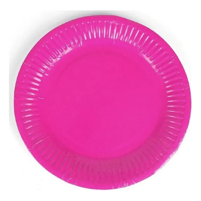 Plato De Cartón Colores 18 Cm 20 Unidades Somoscotillon
