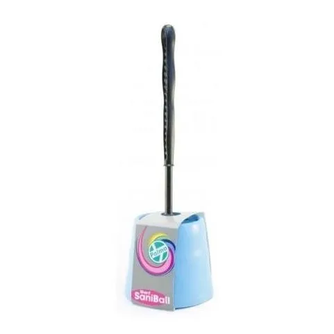Set Saniball Cepillo Más Base Para Wc