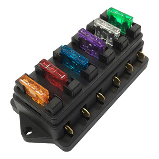 Caja Portafusibles Automotrices De 6 Vías Con 6 Fusibles Est Caja Portafusibles Automotrices De 6 Vías Con 6 Fusibles Est