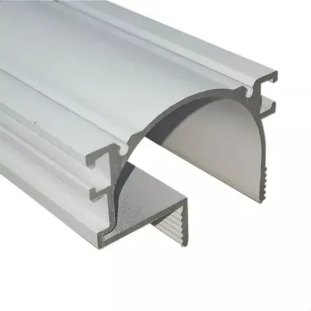 Perfil de Alumínio Embutir Gesso Sem Borda No Frame 2m
