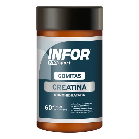 Infor Pro Sport Creatina X 60 Gomitas Sabor Frutos tropicales