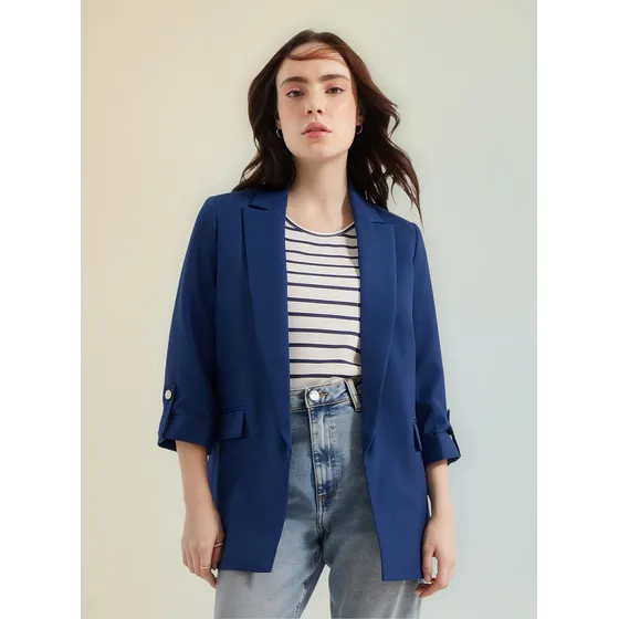Blazer Mujer Patprimo  Azul Poliester 30400114-51