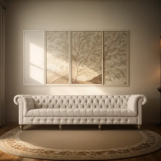 Sillon Sofa 3 Cuerpos En Lino  Antimanchas  Mia Living