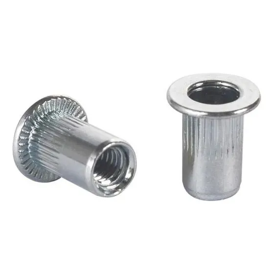 50 Tuercas Remachadas Hilo M6 Verticales De Acero Inoxidable