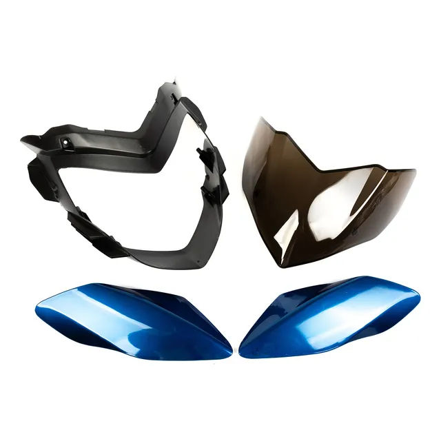 Cubre Optica Completo Bajaj Rouser 135 Azul Mtc