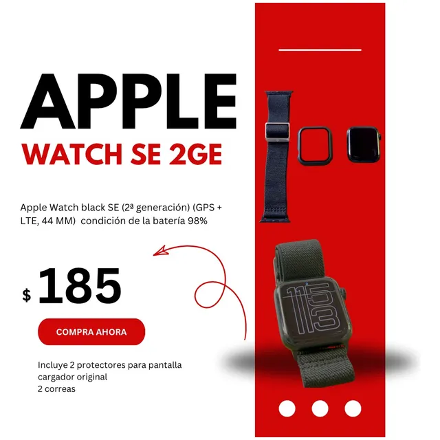 Apple Watch Se Gps Lte (2da Gen)  De 44 Mm 