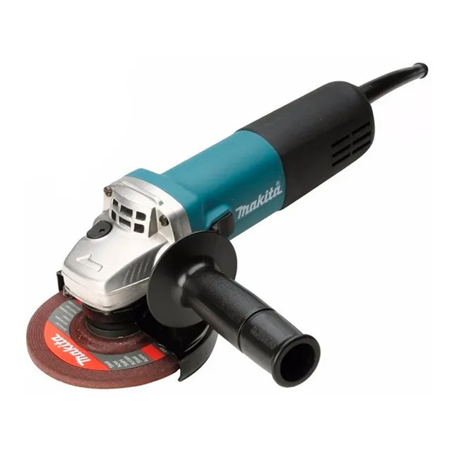 Esmeriladora angular Makita 9557HNG color turquesa 840 W 127 V con accesorio