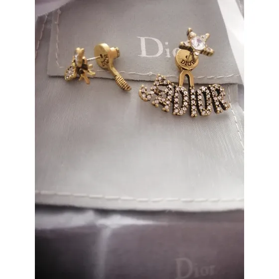 Pendientes Dior Abeja Metal 