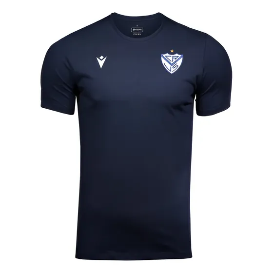 Remera Velez Macron Boost 115 Años Marino Ma034