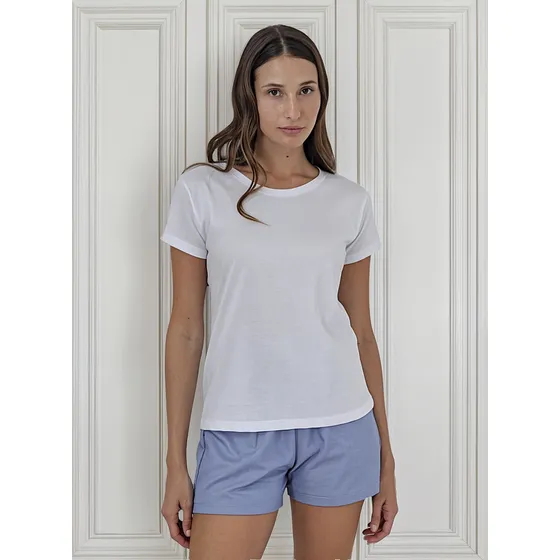 Remera Basica Algodon Mujer Zua