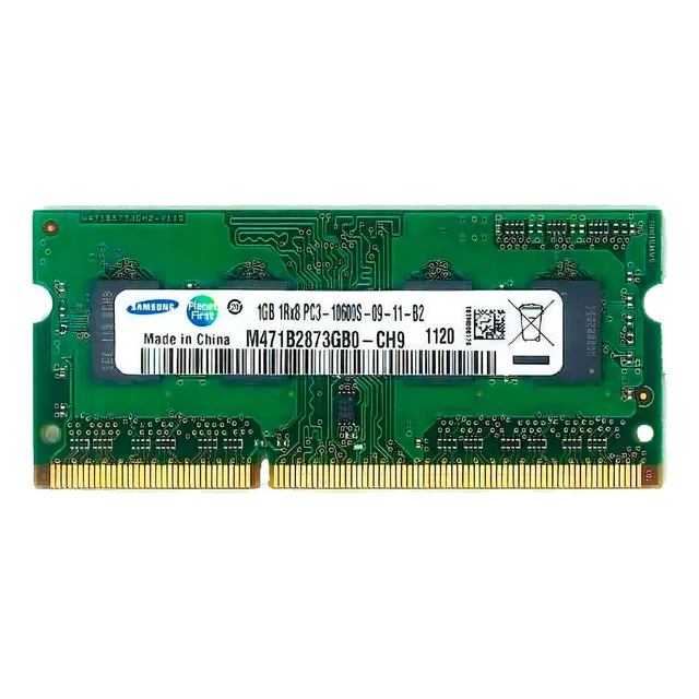 Memoria Ram Samsung Ddr3 So-dimm 1gb Pc3-10600 1333mhz Usada