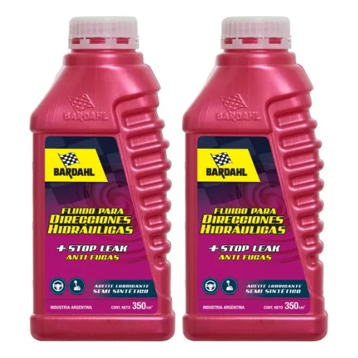 Kit Fluido De Transmisiones Hidráulicas C/stop Leak 350ml X2