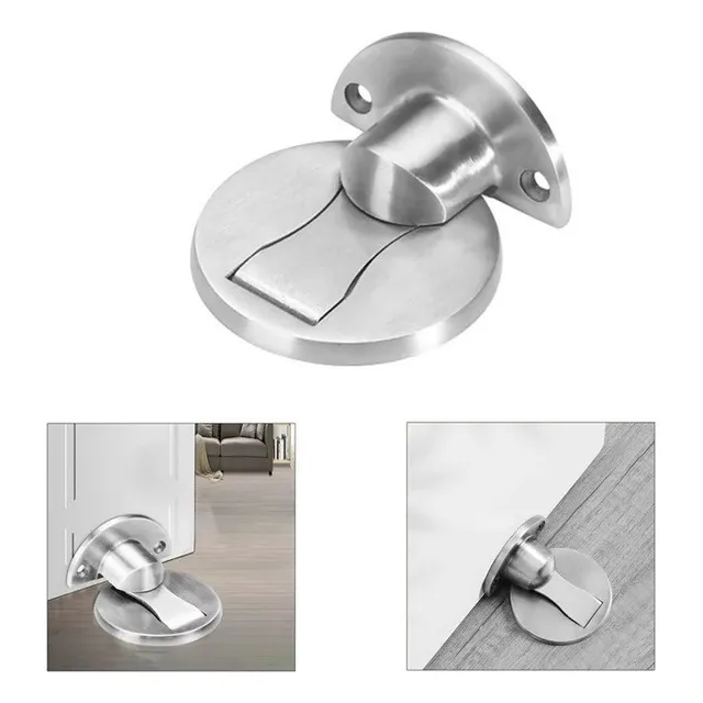 Tope Magnético Cuña Puerta Soporte Satinado