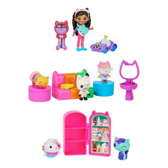 Paquete Sorpresa De Gabby's Dollhouse: Figuras De Juguete Ex