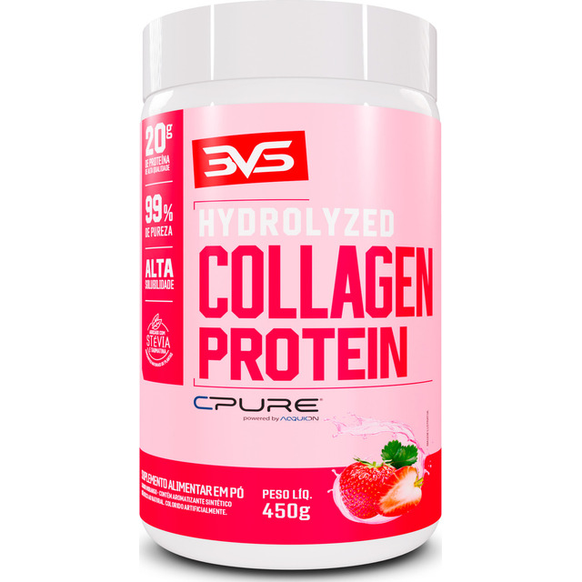 Colágeno Protein Cpure® 450g - Sabor: Morango - Fórmula Concentrada Com 20g De Proteína Po... Colágeno Protein Cpure® 450g - Sabor: Morango - Fórmula Concentrada Com 20g De Proteína Po...