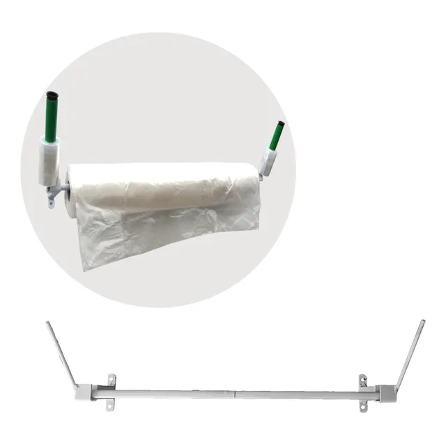 Suporte De Parede P/ Bobina Capa Plástica Banco Rolo Stretch