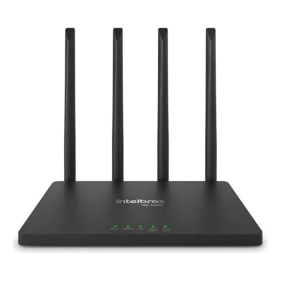 Roteador Wi-force W5 1200f Dual Band 4antenas Ipv6 Intelbras