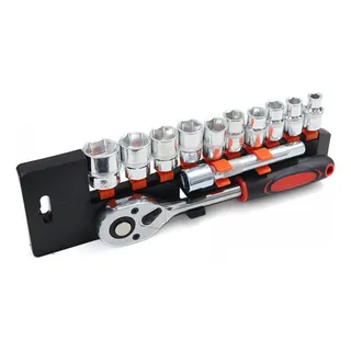 Kit 12 Soquetes 1/2 8mm 24mm Chave Catraca Extensor 5 Pol Kit 12 Soquetes 1/2 8mm 24mm Chave Catraca Extensor 5 Pol