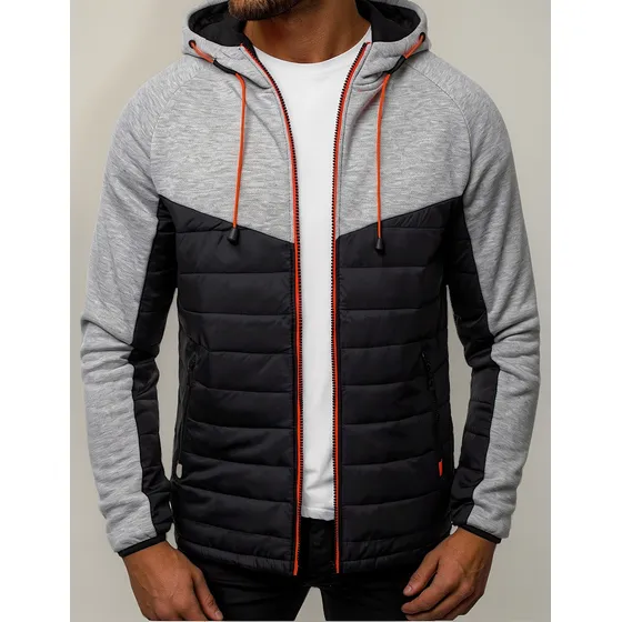 Sudadera Hombre Con Capucha Deportiva Con Cierre Hoodie