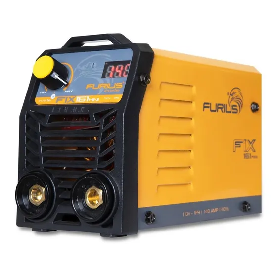Soldador Inversor 140a Dc 110v Furius Mini 161 Color Naranja Frecuencia 50 Hz/60 Hz
