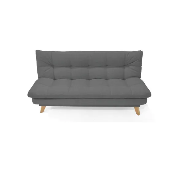 Sofacama Munich En Tela Color Gris Oscuro