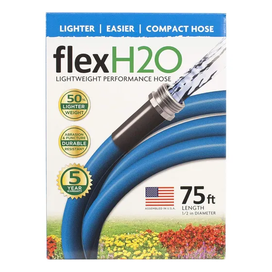 Rollo D Manguera Ligera 22 Metros Flexh2o Usa 1/2  Doméstica
