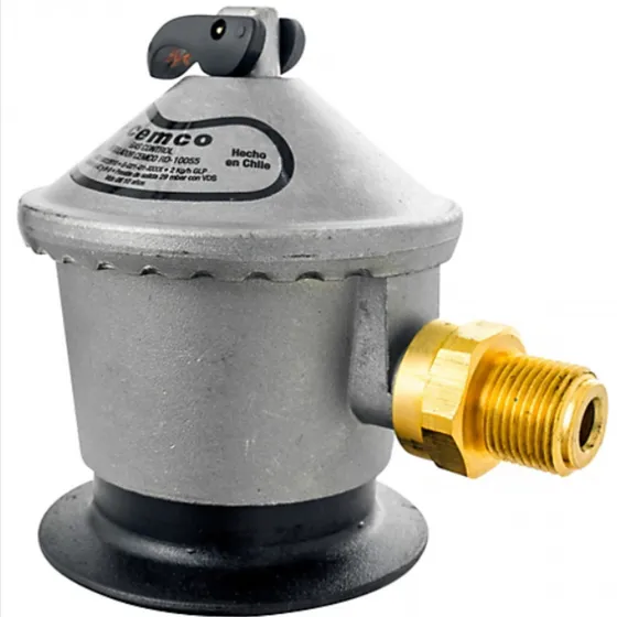 Regulador Gas 11-15kg Con Corte Arriba Cemco