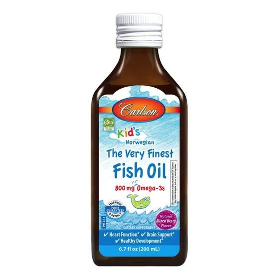 Carlson - El Mejor Aceite De Pescado Para Niños, 800 Mg De O
