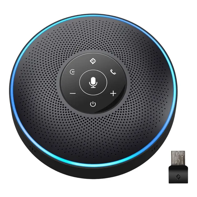 Altavoz Bluetooth Emeet Office Core M2 4 Micrófonos Ia 360°