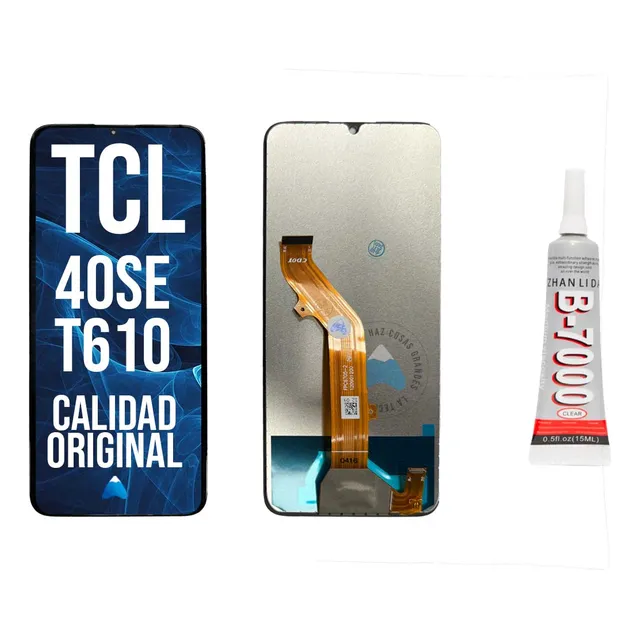 Modulo Pantalla Display Para Tcl 40se T610 Oled +  Pegamento