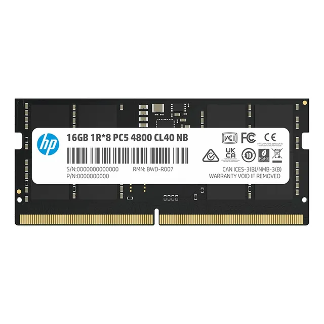 Memoria Ram So-dimm Hp 6h310aa Ddr5 4800mhz 16gb Non-ecc