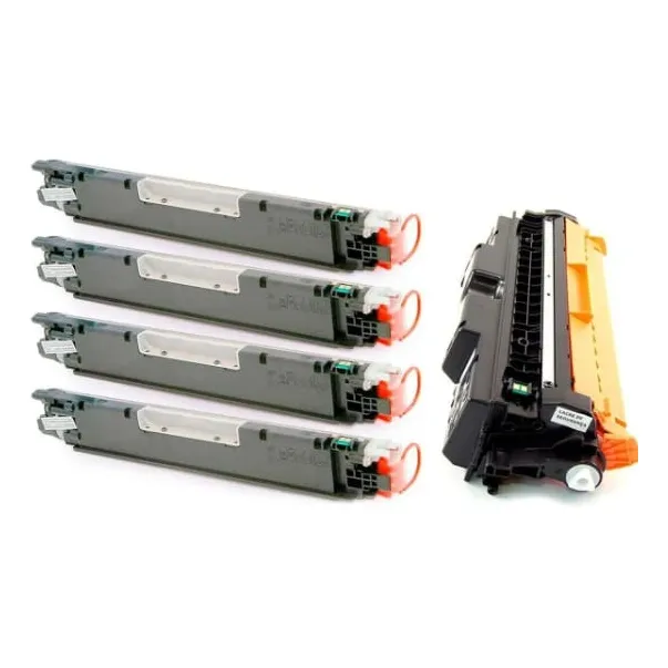 Kit De Toner 126a Y Drum Ce314a Genérico Láser Color Cp1025