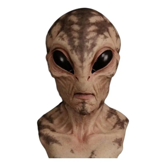 A Máscara De Látex De Cabeça Cheia Halloween Creppy Extr