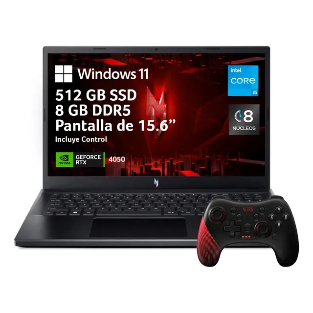 Laptop Acer Nitro V 15.6 Ci5 165hz 8gb 512gb Rtx4050