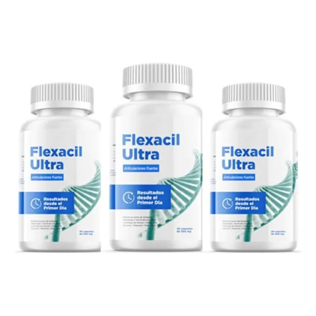 Flexacil Ultra Suplemento Nutricional Pack X 03 Frascos Natural