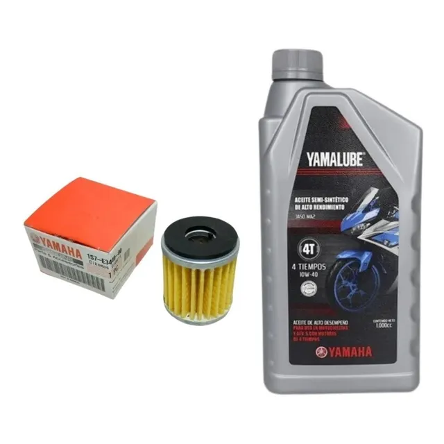 Filtro Aceite Yamaha R15 Original + Aceite 10w 40 Ma2
