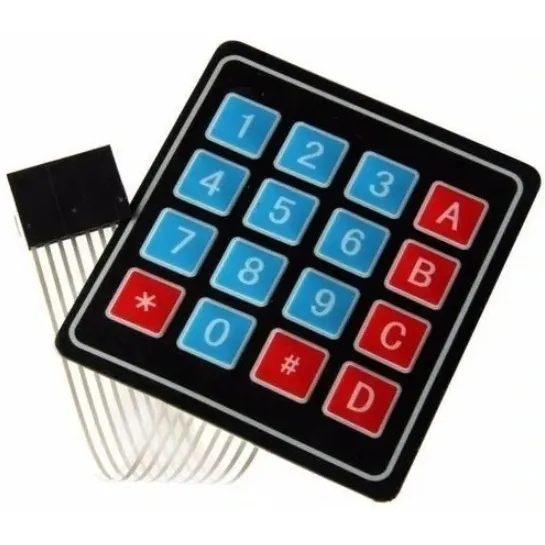 Teclado Matricial 4x4 Membrana Matriz Keypad 4 X 4 Arduino