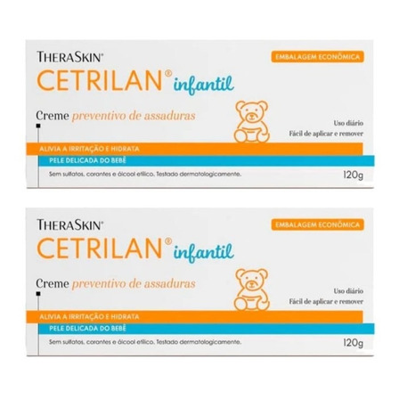 Cetrilan Creme Protetor Assauras Theraskin 120g-- 2 Unidades Cetrilan Creme Protetor Assauras Theraskin 120g-- 2 Unidades