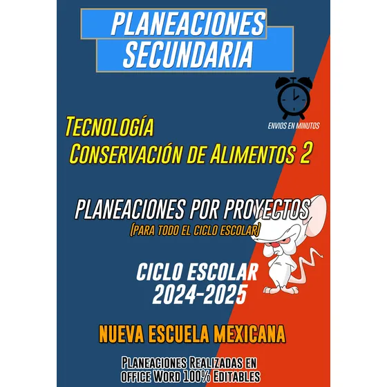 Planeación Conservación De Alimentos 2 Proyectos Secundaria (Reacondicionado)