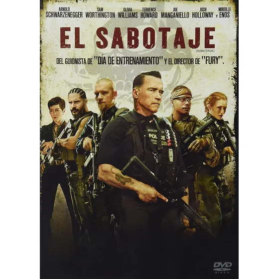 El Sabotaje | Dvd Arnold Schwarzenegger Película Nueva