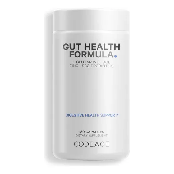 Codeage Fórmula Salud Intestinal 180 Cápsulas Sabor Sin Sabor