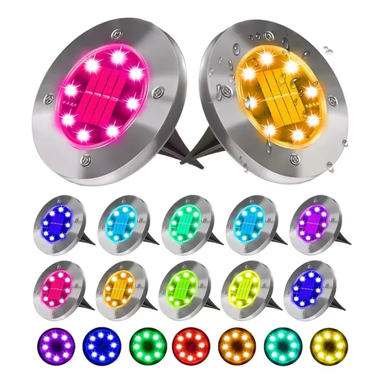 X16 Luz Led Lampara Solar Exterior Jardín Impermeable Sensor