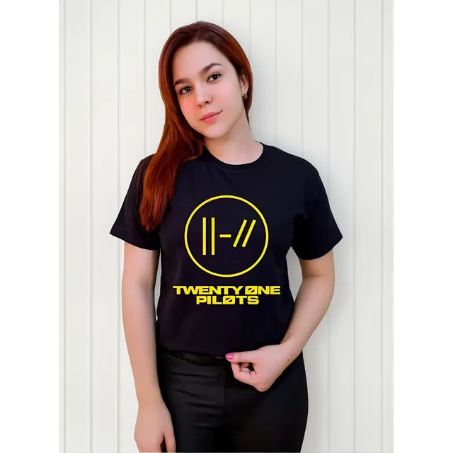 Polera Twenty One Pilots Conciert Lollapalooza Tour Logo 707
