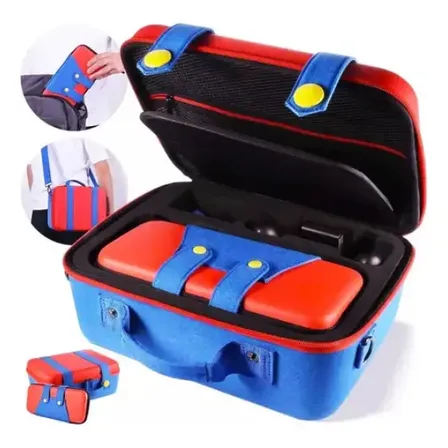 Set 3 Full Protección Bolso Y Estuche Nintendo Switch + Caja