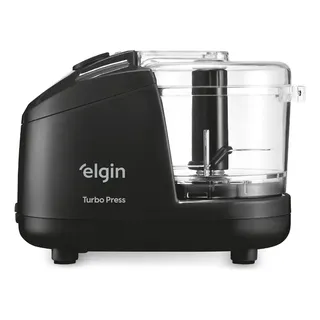 Mini Processador Elgin Turbo Press De 400 Ml E 150w Preto 127v
